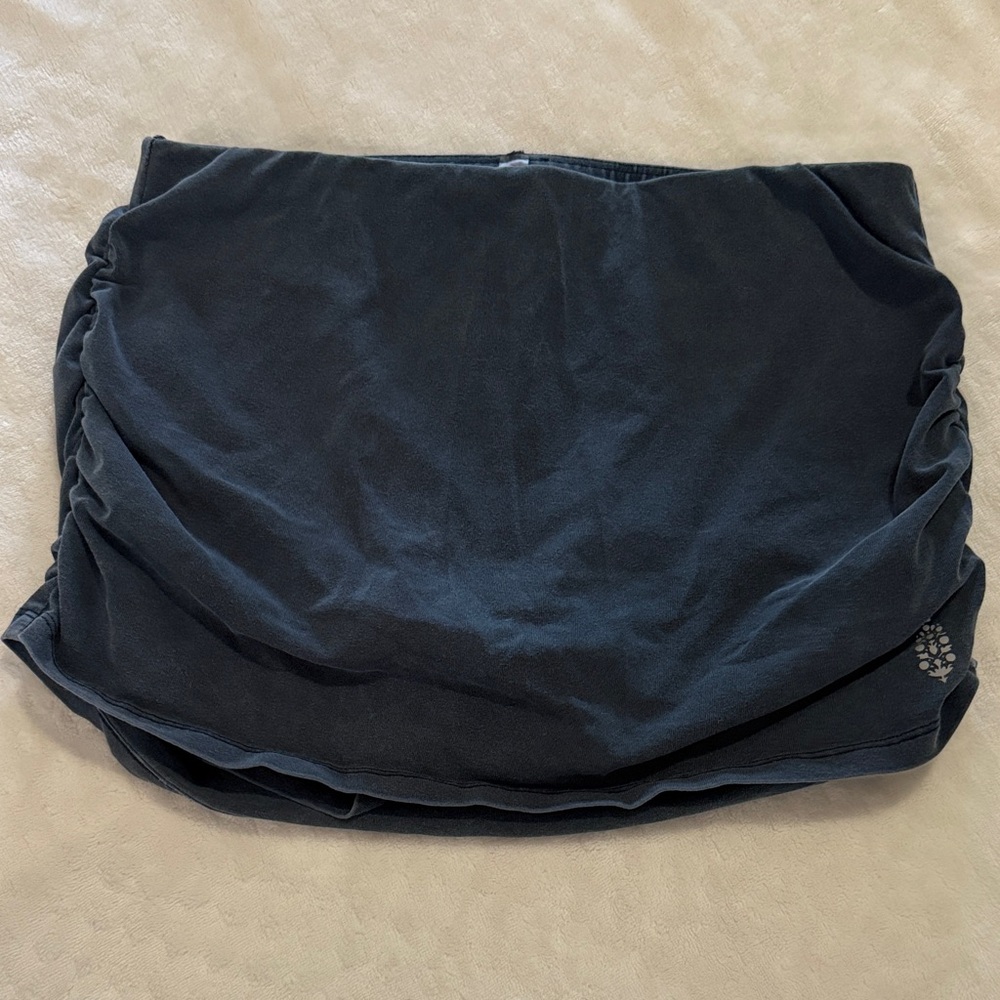 Free People Women's Skirt - Navy